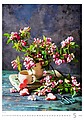 Magic Flowers 2026, nástěnný kalendář, prodloužená záda