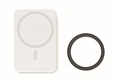 Magnetická bezdrátová nabíječka a powerbanka 5000mAh, bílá