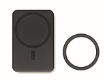 Magnetická bezdrátová nabíječka a powerbanka 5000mAh, černá