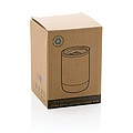 Malý termohrnek, 180ml, nerezový s korkovým dnem, stříbrný