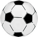 MARACANA Nafukovací balon, bílo-černý