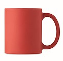 Matný keramický hrnek, 300ml, červený