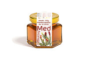 MAZLÍK Med 125g šestihran, medovicový (lesní)