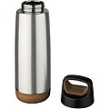 Měděná sportovní láhev s vakuovou izolací, objem 600 ml, stříbrná
