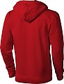 Mikina ELEVATE ARORA HOODED FULL ZIP SWEATER červená M
