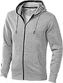 Mikina ELEVATE ARORA HOODED FULL ZIP SWEATER šedý melír S