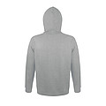 Mikina s kapucí SOLS SNAKE, šedý melír, 3XL