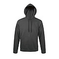 Mikina s kapucí SOLS SNAKE, tmavě šedý melír, 3XL