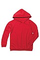 Mikina STEDMAN HOODED SWEATSHIRT UNISEX červená XS