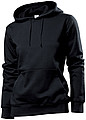 Mikina STEDMAN HOODED SWEATSHIRT WOMEN černá S