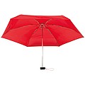 Mini skládací manuální deštník, pr. 92cm, v pouzdře, červený