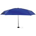 Mini skládací manuální deštník, pr. 92cm, v pouzdře, modrý