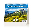 Minimax České a slovenské hory 2026, stolní kalendář