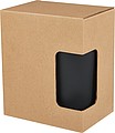 MISTIO Termohrnek z recyklovaného plastu, 400 ml, černý