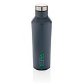 Moderní nerezová termo láhev 500 ml, modrá