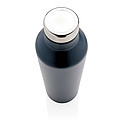 Moderní nerezová termo láhev 500 ml, modrá