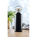 MONILEA Dvoustěnná vakuová termoska z nerezové oceli, objem 500 ml, černá