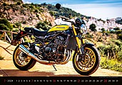 Motorbikes 2026, nástěnný kalendář, prodloužená záda
