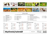Myslivecký klendář 2026, nástěnný kalendář, prodloužená záda