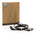 Nabíjecí kabel 6 v 1 z RCS recyklovaného plastu a TPE