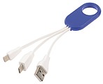 Nabíjecí kabel s očkem, modrý