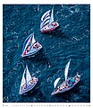 Nástěnný kalendář Sailing 2025