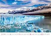 National Parks 2026, nástěnný kalendář, prodloužená záda