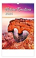 Nature Emotions 2026, nástěnný kalendář, prodloužená záda