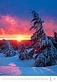 Nature Emotions 2026, nástěnný kalendář, prodloužená záda