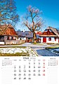 Nejkrásnější místa ČR 2026, nástěnný kalendář, prodloužená záda