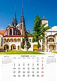 Nejkrásnější místa ČR 2026, nástěnný kalendář, prodloužená záda