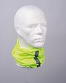NEOR Bandana s reflexními pruhy, neonově žlutá