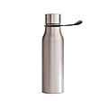 Nerezová láhev na pití, 550ml, s černým poutkem