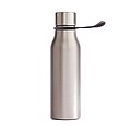 Nerezová láhev na pití, 550ml, s černým poutkem