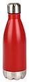 Nerezová láhev na pití ve tvaru PET láhve, 600ml, červená