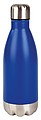 Nerezová láhev na pití ve tvaru PET láhve, 600ml, modrá
