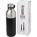 Nerezová sportovní láhev s vakuovou izolací, objem 590 ml, černá