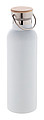 Nerezová termoska 750ml s bambusem na víčku, bílá