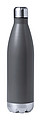 Nerezová termoska ve tvaru láhve, 750ml, izolovaná mědí, šedá