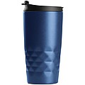 Nerezový termohrnek 300ml s víčkem, modrý