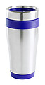 Nerezový termohrnek, 450ml, modré detaily