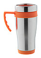 Nerezový termohrnek 450ml s oranžovými částmi
