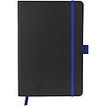 Notebook Color edge A5, černá/královská modrá