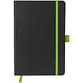 Notebook Color edge A5, černá/světle zelená