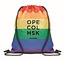 ONURADO Duhový stahovací batoh z recyklovaného polyesteru