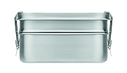 PALADAR Lunchbox z nerezové oceli, 2 vnitřní oddíly