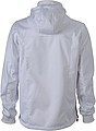 Pánská 3-vrstvá sofshellová bunda JAMES & NICHOLSON, bílá, 2XL