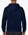 Pánská mikina GILDAN HEAVY BLEND ADULT FULL ZIP HOODED 271g, námořní modrá, S