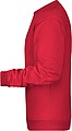 Pánská mikina James Nicholson sweatshirt men, červená, vel. S