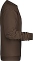 Pánská mikina James Nicholson sweatshirt men, hnědá, vel. S